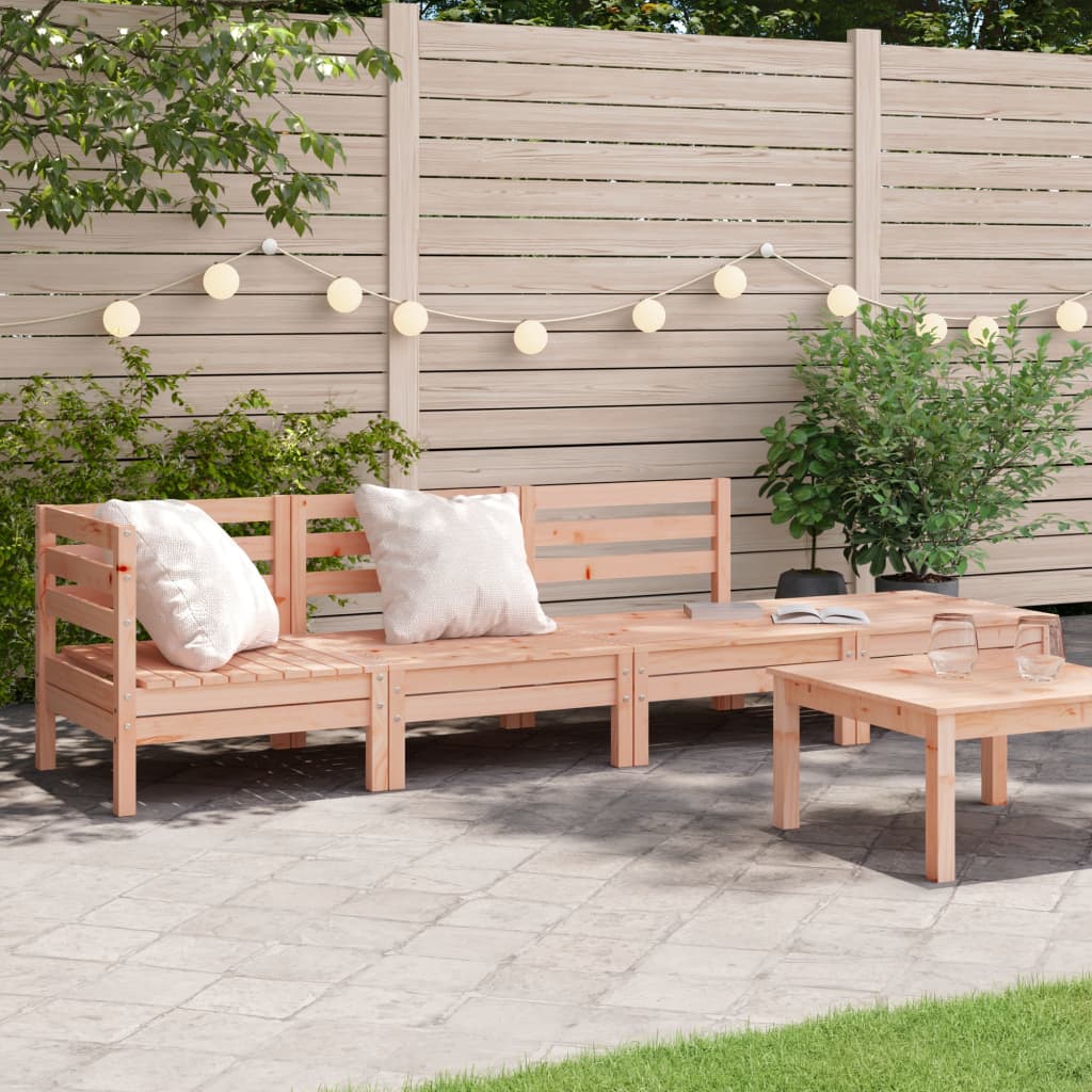 4-seater garden sofa, solid Douglas fir