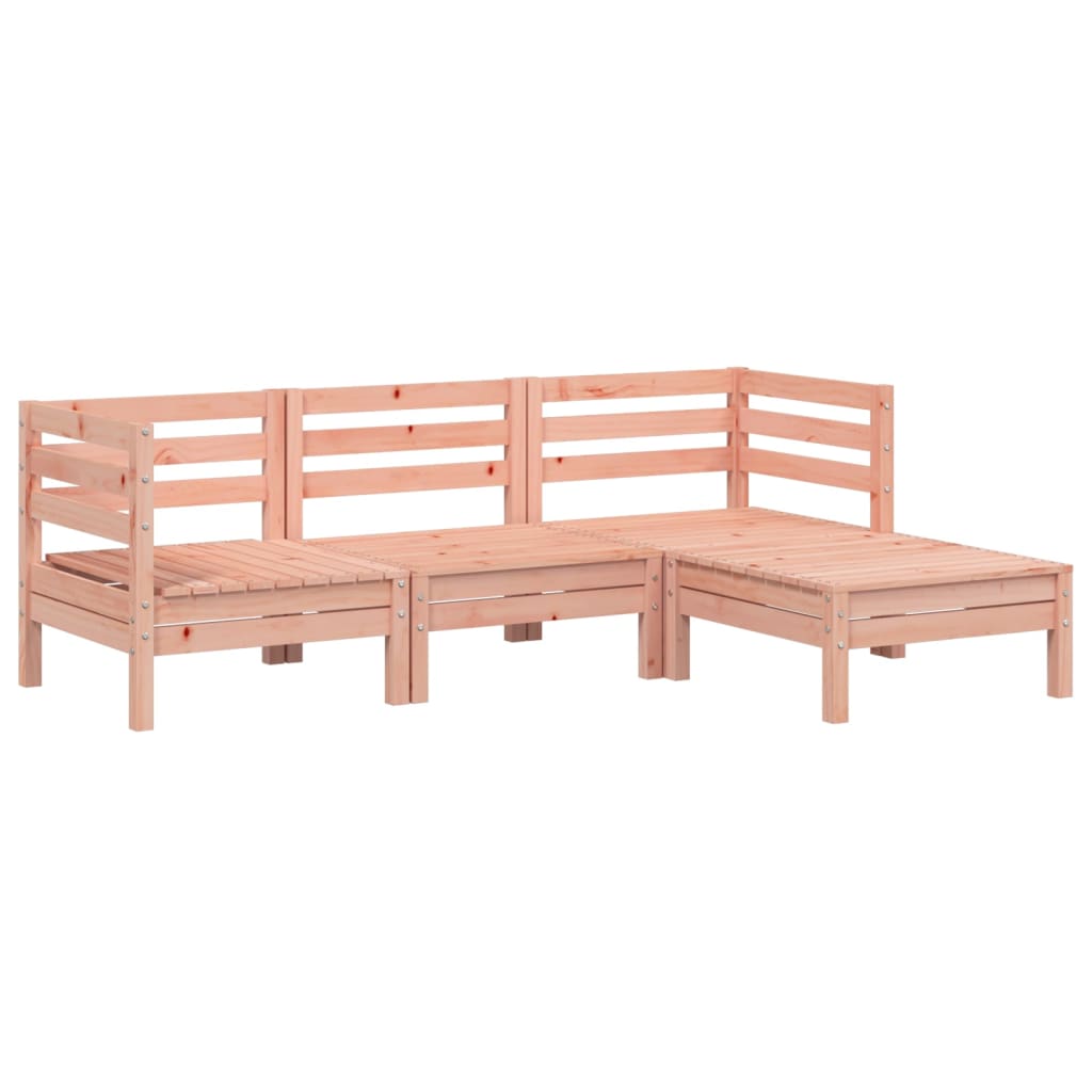 3-seater garden sofa/stool, solid Douglas fir