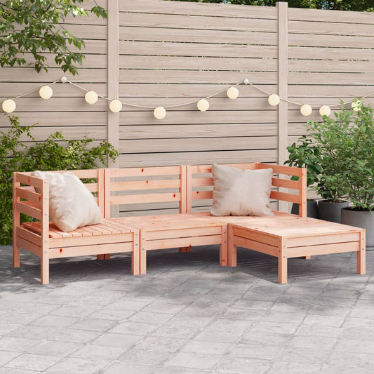 3-seater garden sofa/stool, solid Douglas fir