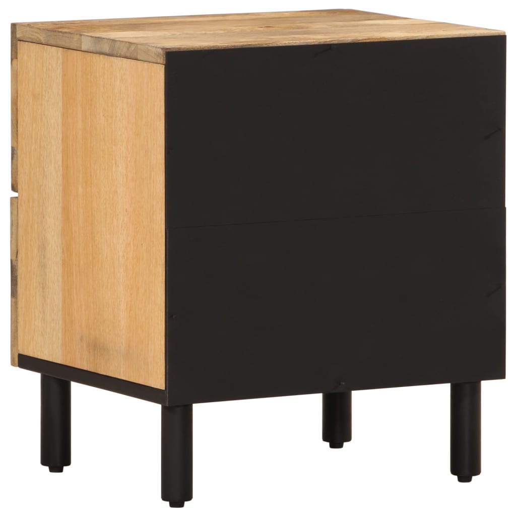 Bedside table, 40x33x46 cm, solid mango wood