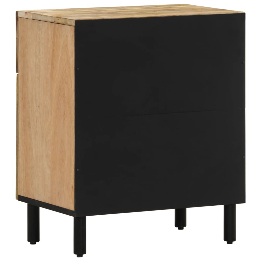 Bedside table, 50x33x60 cm, solid mango wood