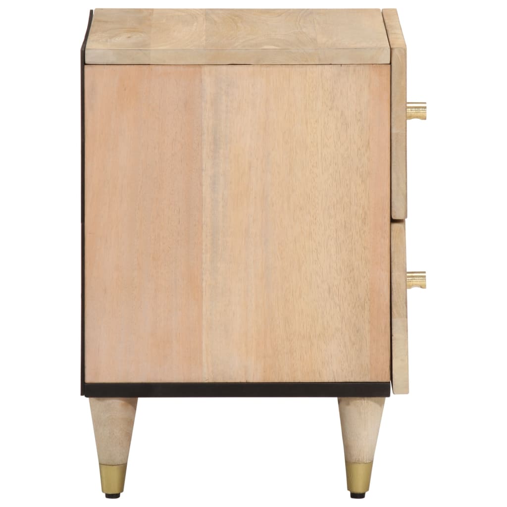 Bedside table, 40x33x46 cm, solid mango wood