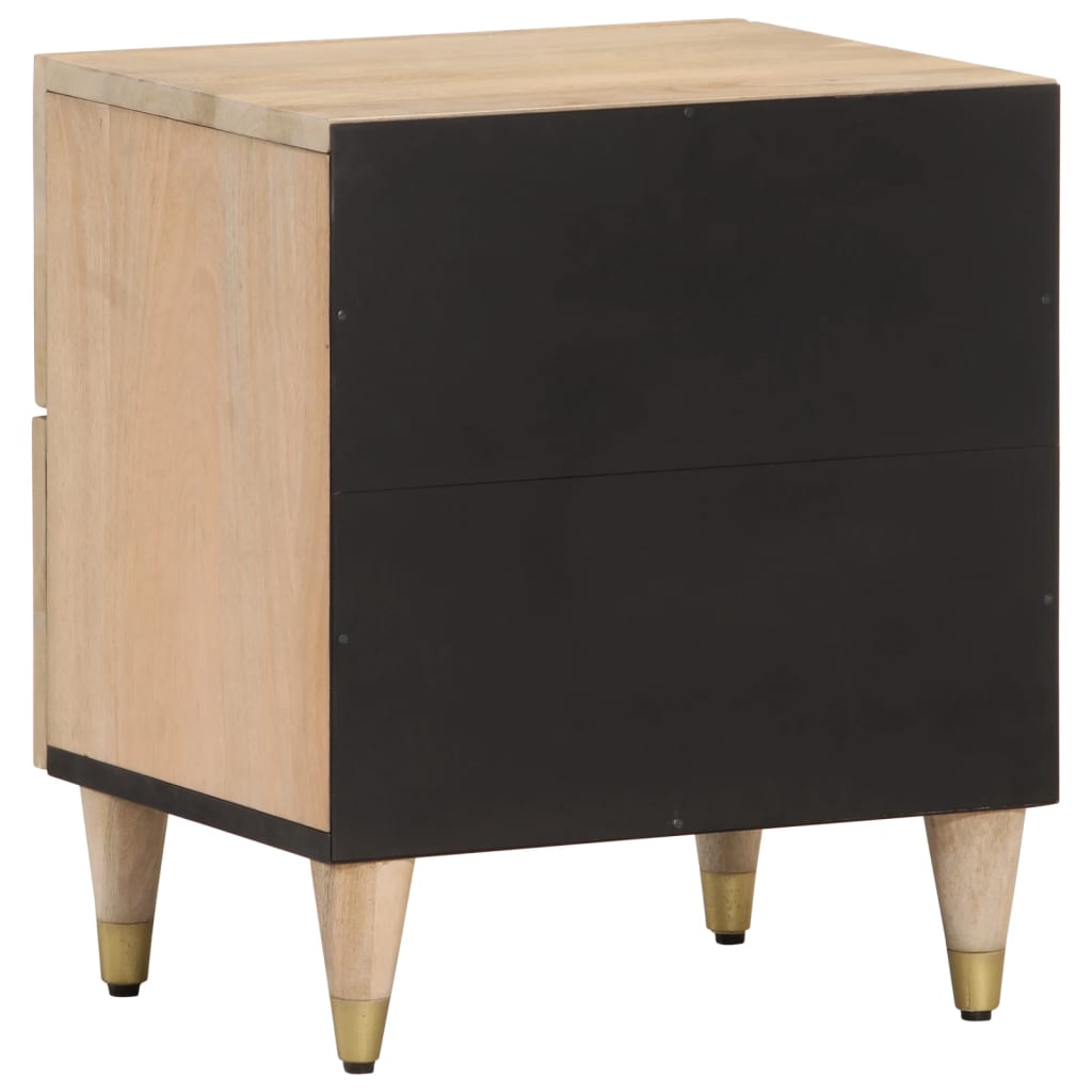 Bedside table, 40x33x46 cm, solid mango wood