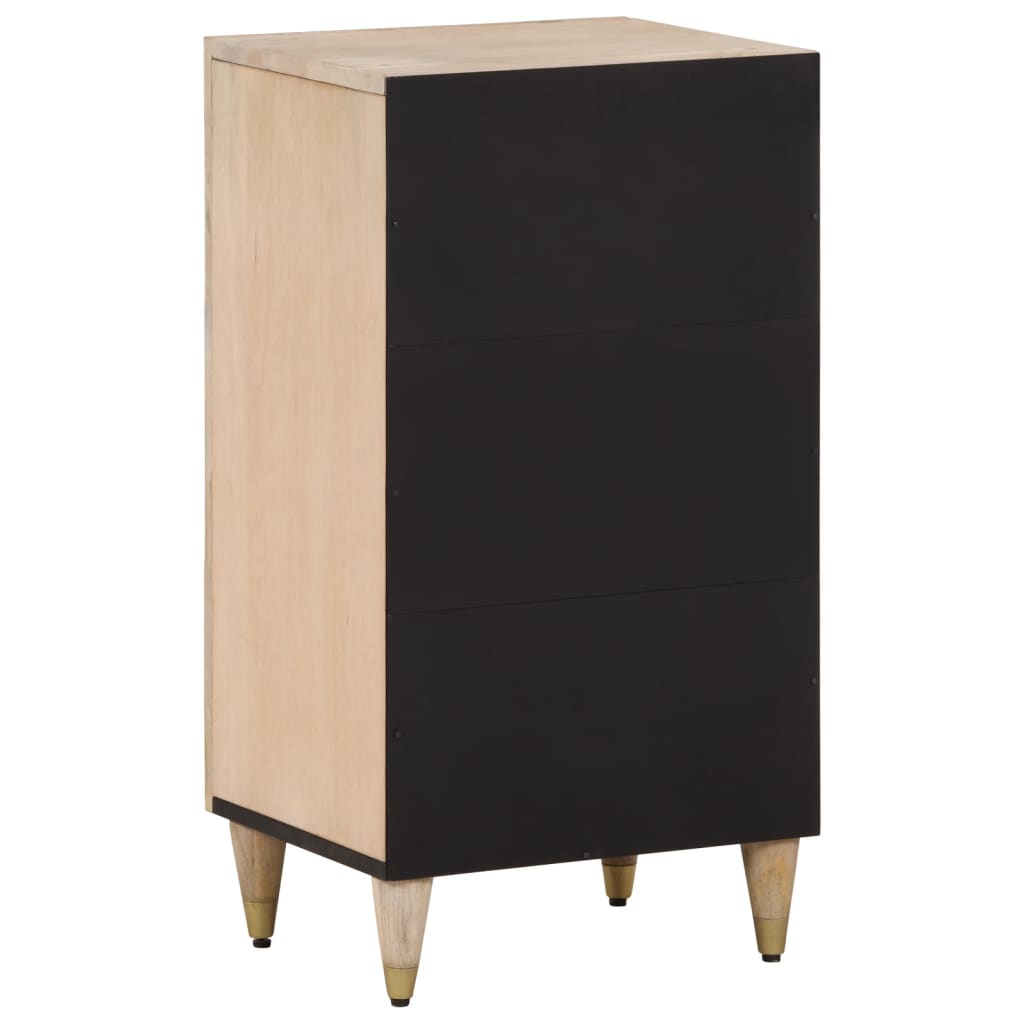 Side cabinet, 40x33x75 cm, solid mango wood