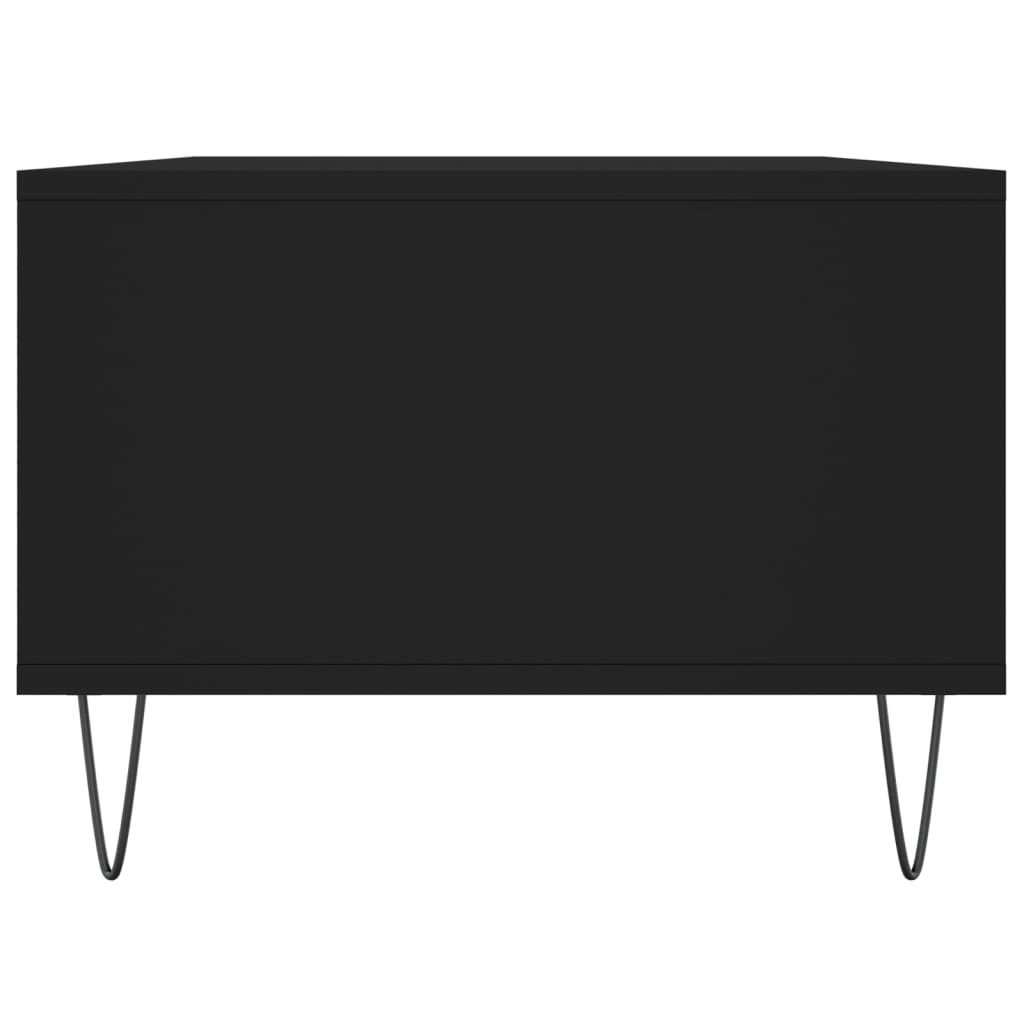 Coffee table, black, 90x50x36.5 cm, composite wood