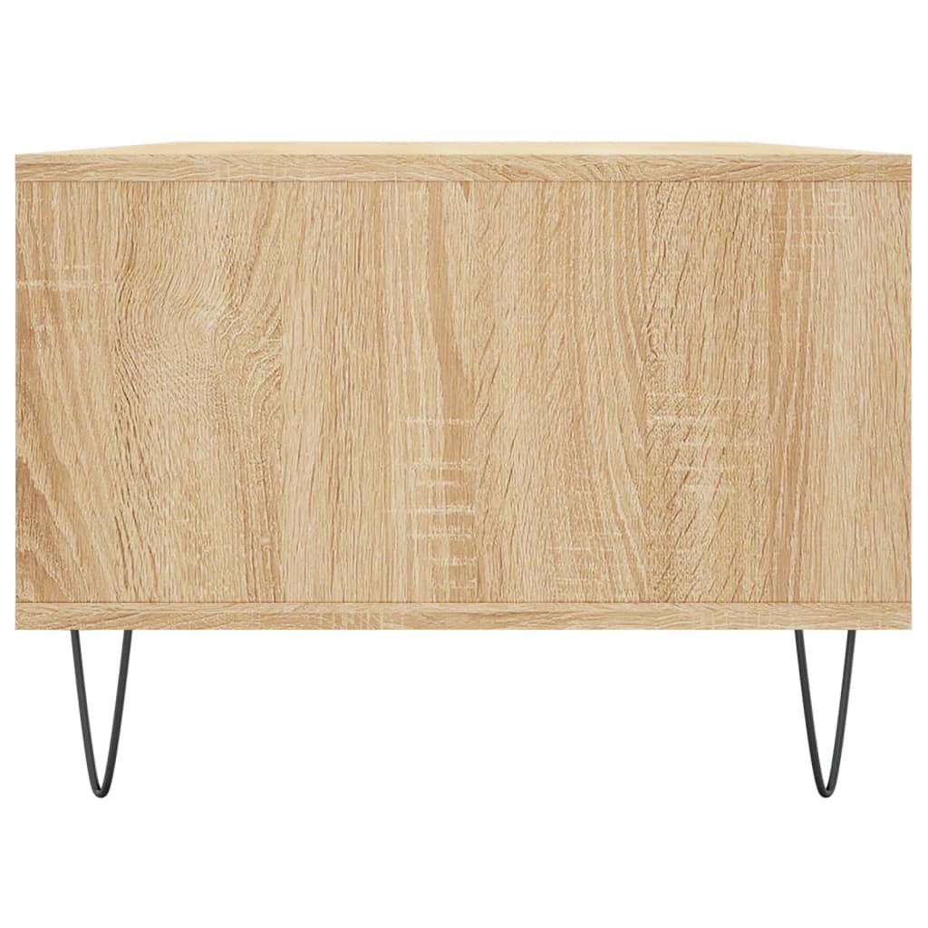 Coffee table, sonoma oak, 90x50x36.5 cm, composite wood