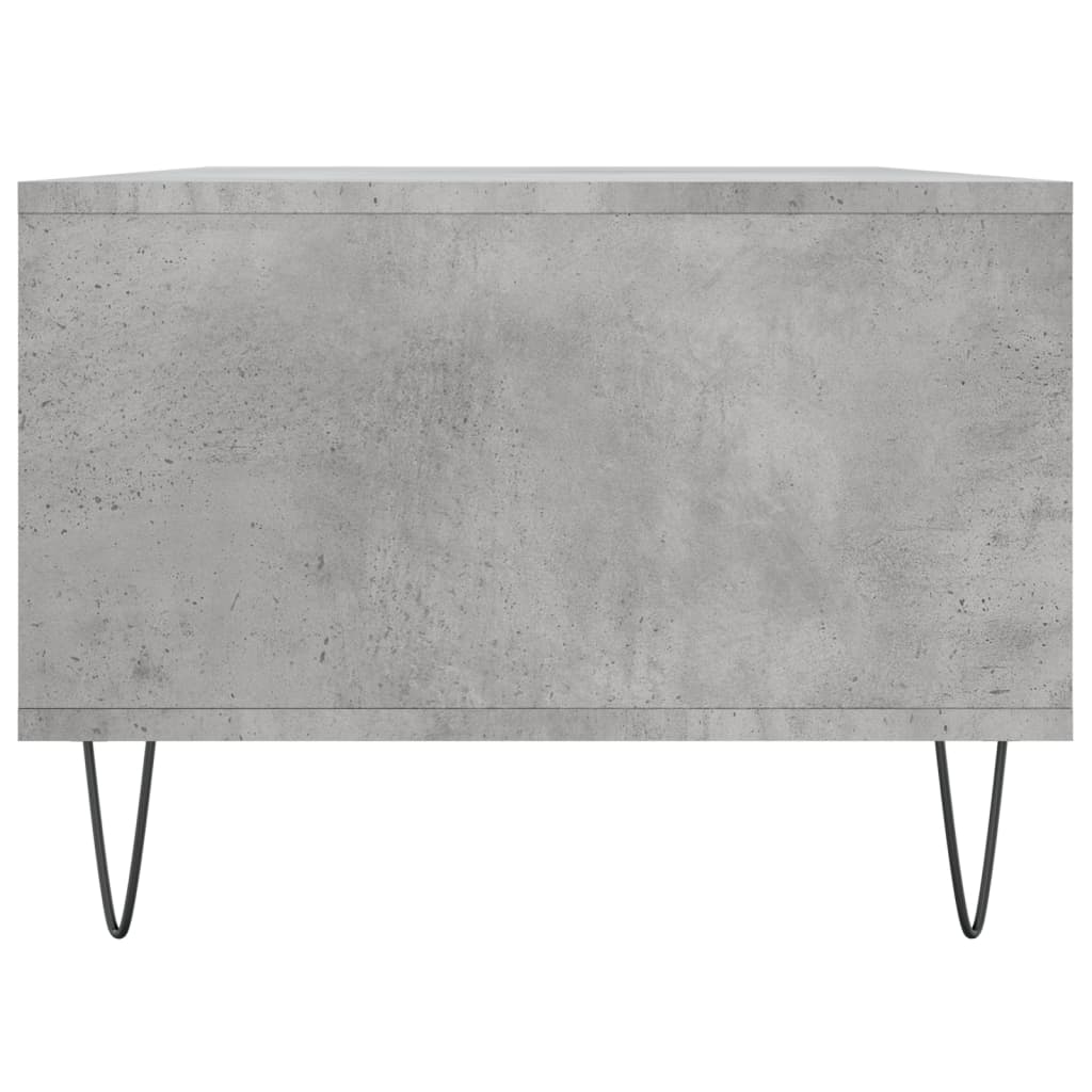 Coffee table, concrete gray, 90x50x36.5 cm, composite wood