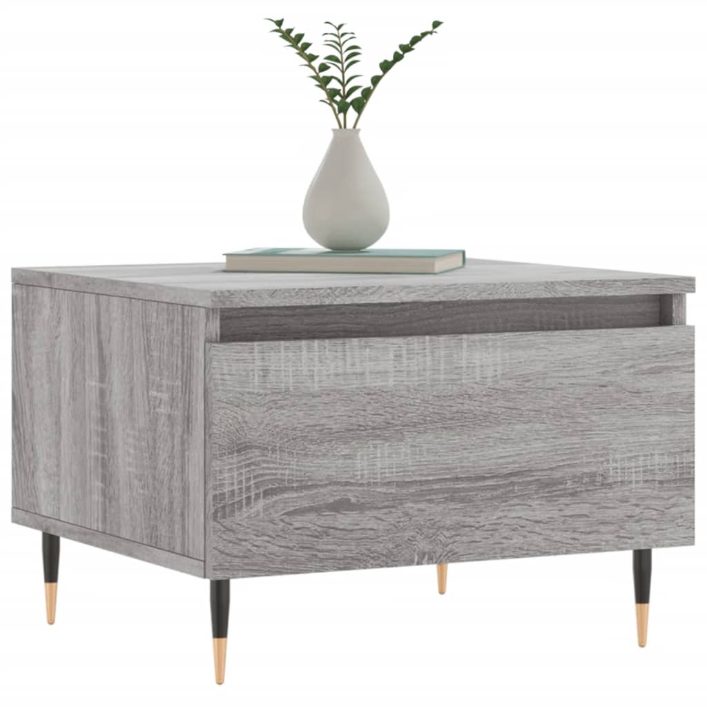 Coffee tables 2 pcs. sonoma gray 50x46x35 cm composite wood