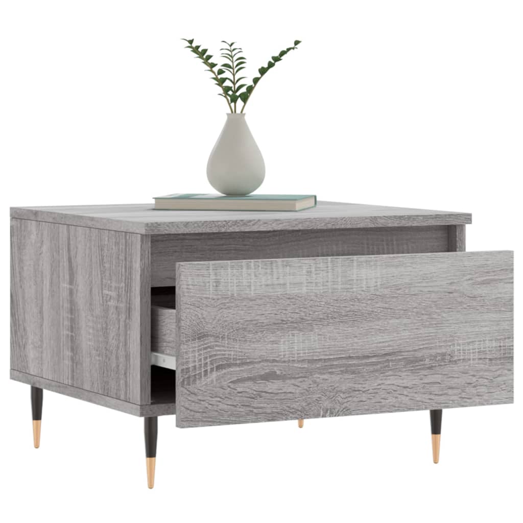 Coffee tables 2 pcs. sonoma gray 50x46x35 cm composite wood