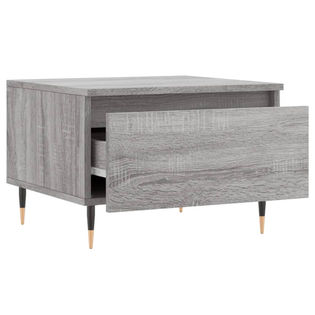 Coffee tables 2 pcs. sonoma gray 50x46x35 cm composite wood