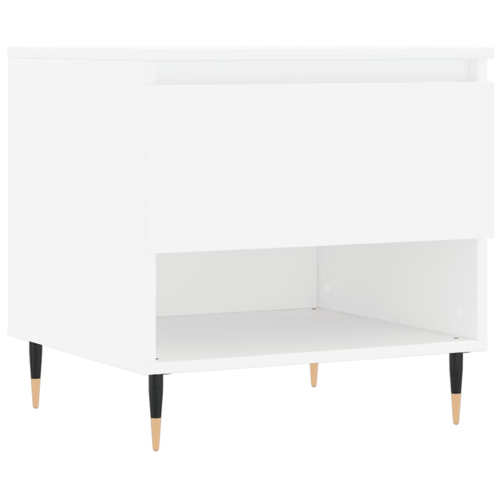 Coffee tables, 2 pcs., white, 50x46x50 cm, composite wood