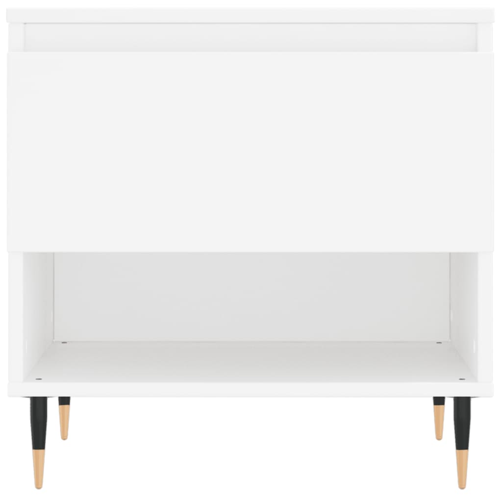 Coffee tables, 2 pcs., white, 50x46x50 cm, composite wood