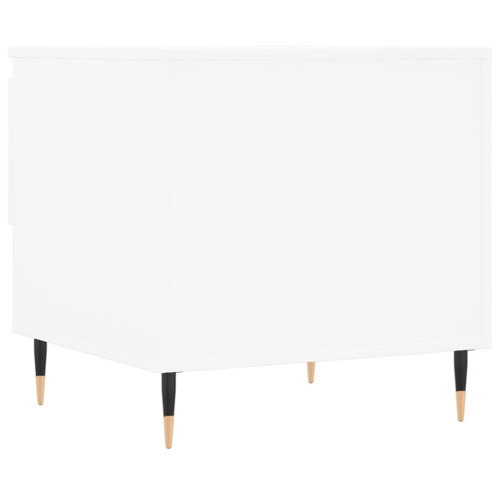 Coffee tables, 2 pcs., white, 50x46x50 cm, composite wood