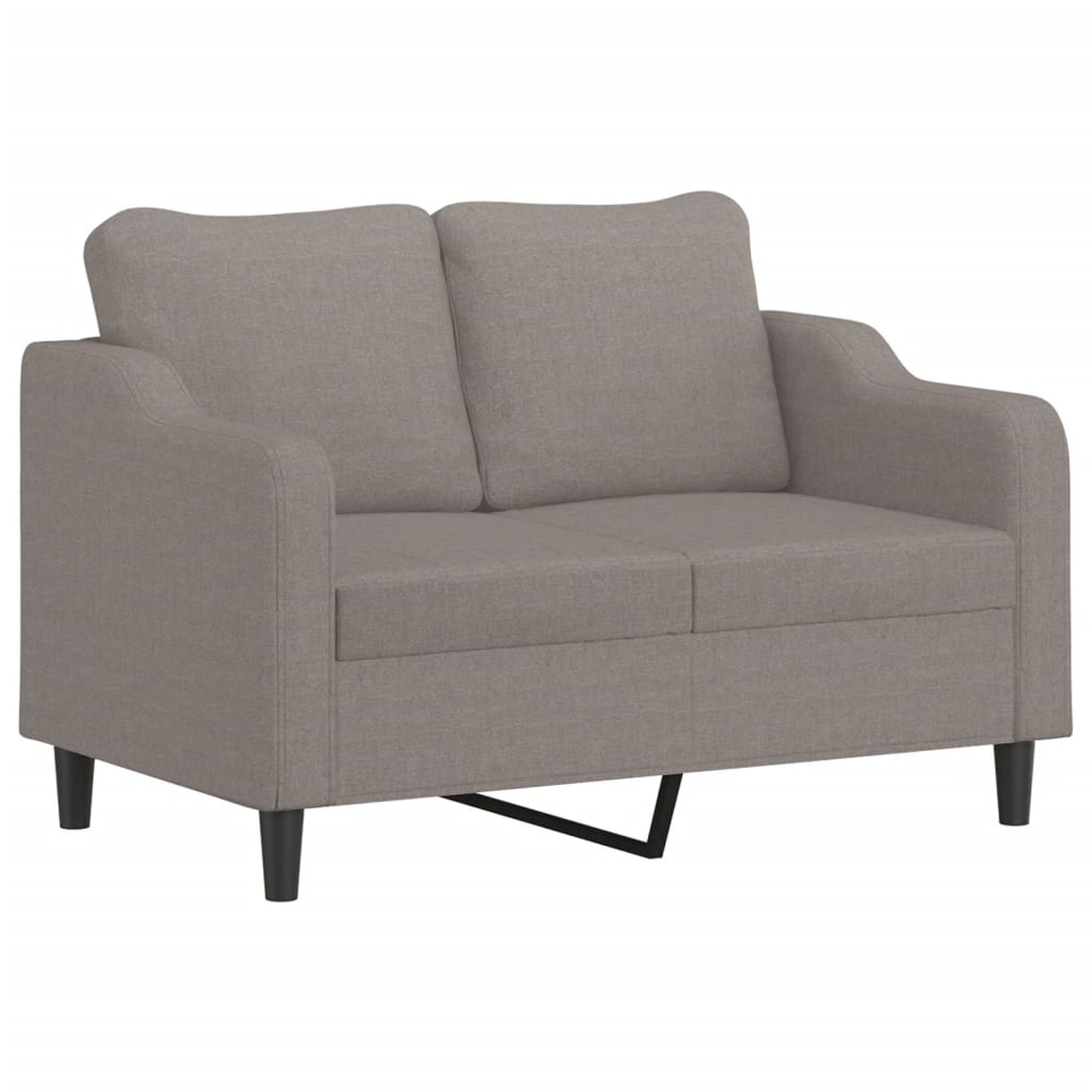 2-seater sofa, taupe grey, 140 cm, fabric