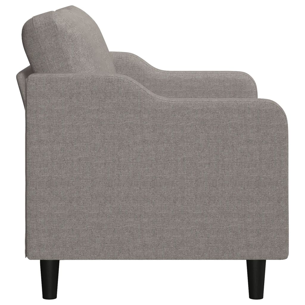 2-seater sofa, taupe grey, 140 cm, fabric