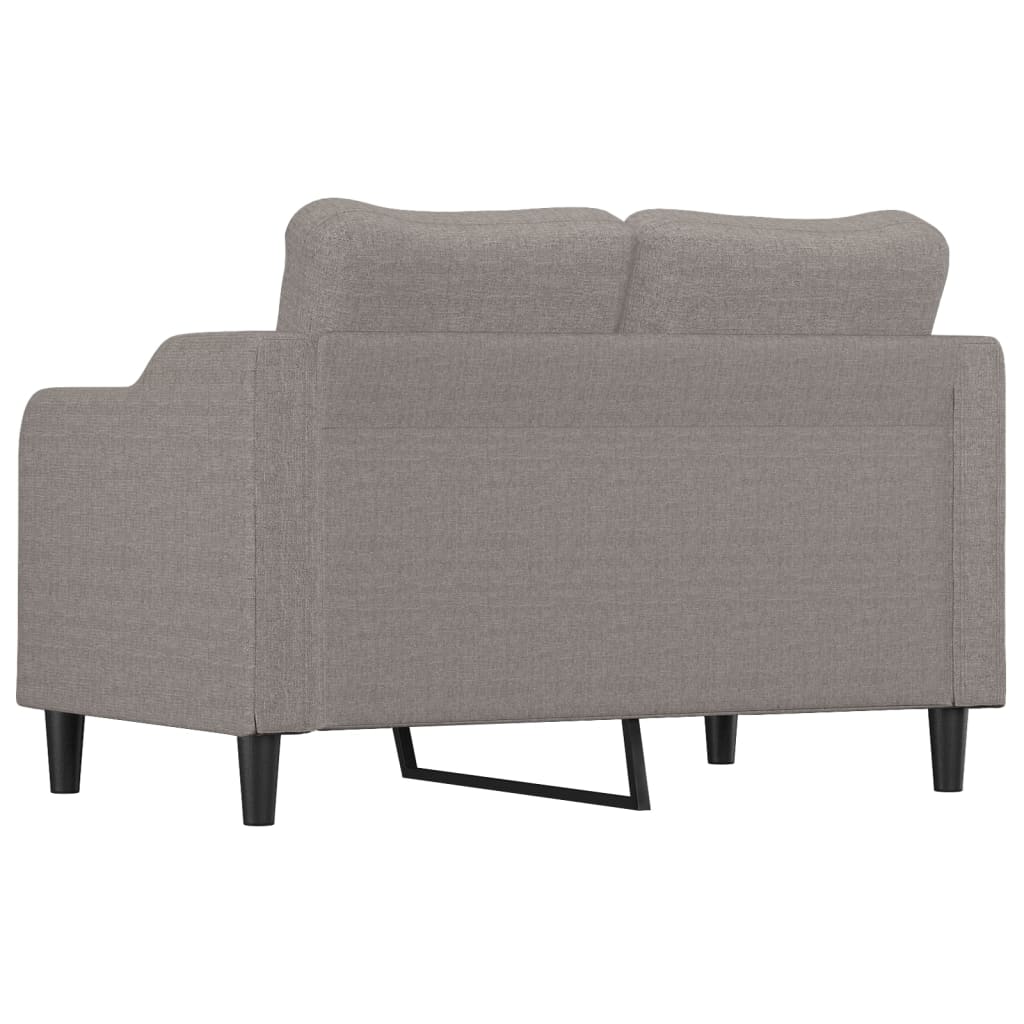 2-seater sofa, taupe grey, 140 cm, fabric