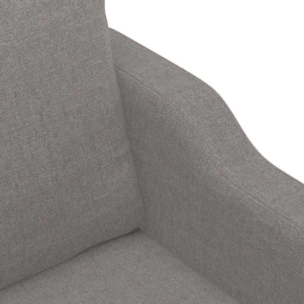 2-seater sofa, taupe grey, 140 cm, fabric