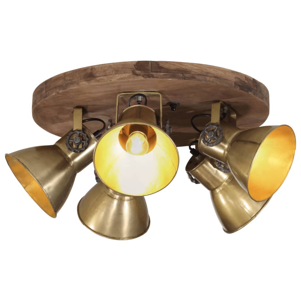 Ceiling lamp 25 W, antique brass, 50x50x25 cm, E27