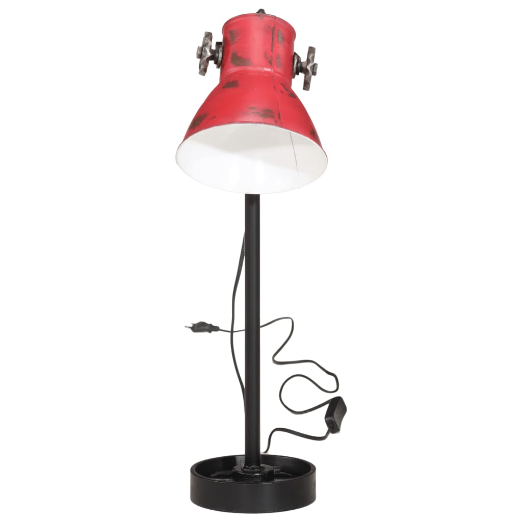 Desk lamp 25 W, worn red, 15x15x55 cm, E27