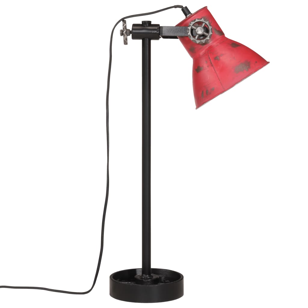 Desk lamp 25 W, worn red, 15x15x55 cm, E27