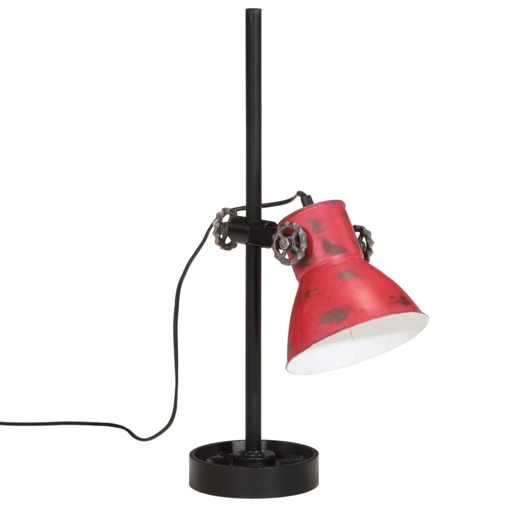 Desk lamp 25 W, worn red, 15x15x55 cm, E27