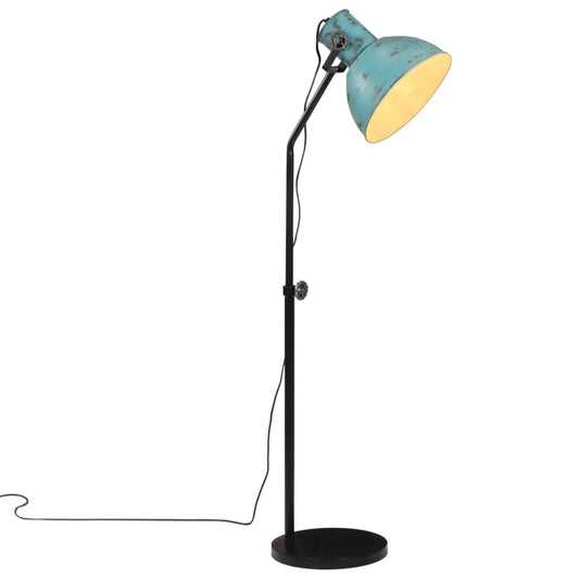 Floor lamp, 25 W, worn blue, 30x30x90-150 cm, E27