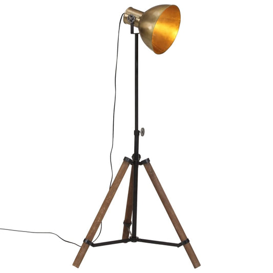 Floor lamp 25 W, antique brass, 75x75x90-150 cm, E27