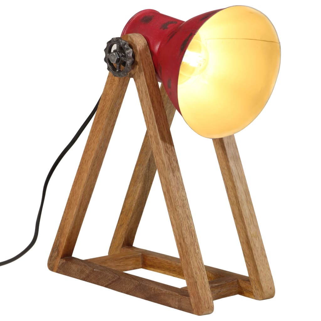 Desk lamp 25 W, worn red, 30x17x40 cm, E27