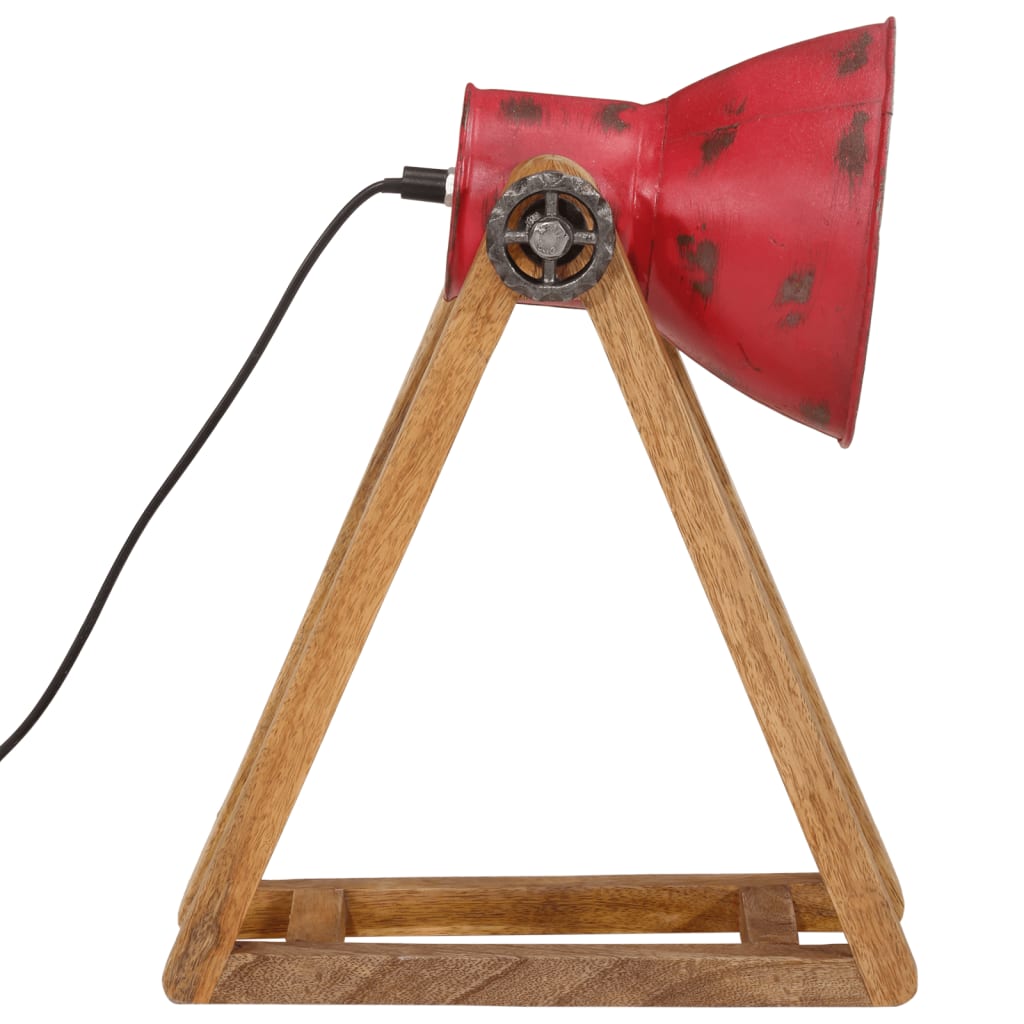 Desk lamp 25 W, worn red, 30x17x40 cm, E27