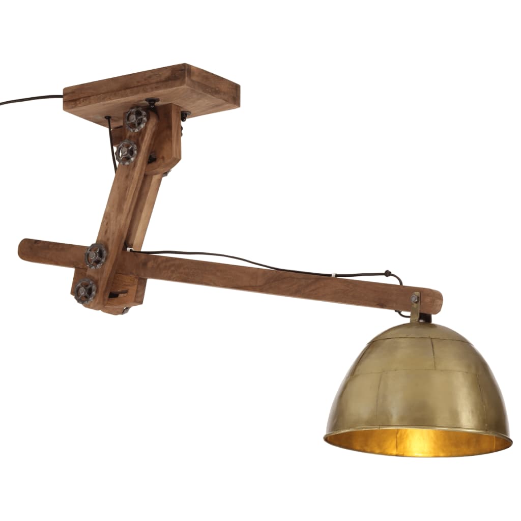 Ceiling lamp 25 W, antique brass, 105x30x65-108 cm, E27