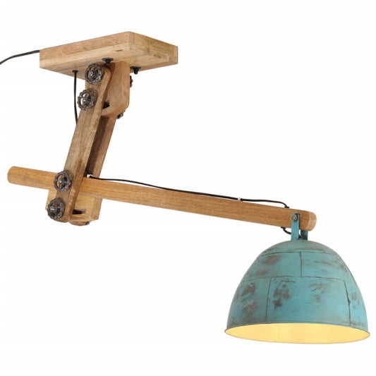 Ceiling lamp 25 W, worn blue, 105x30x65-108 cm, E27