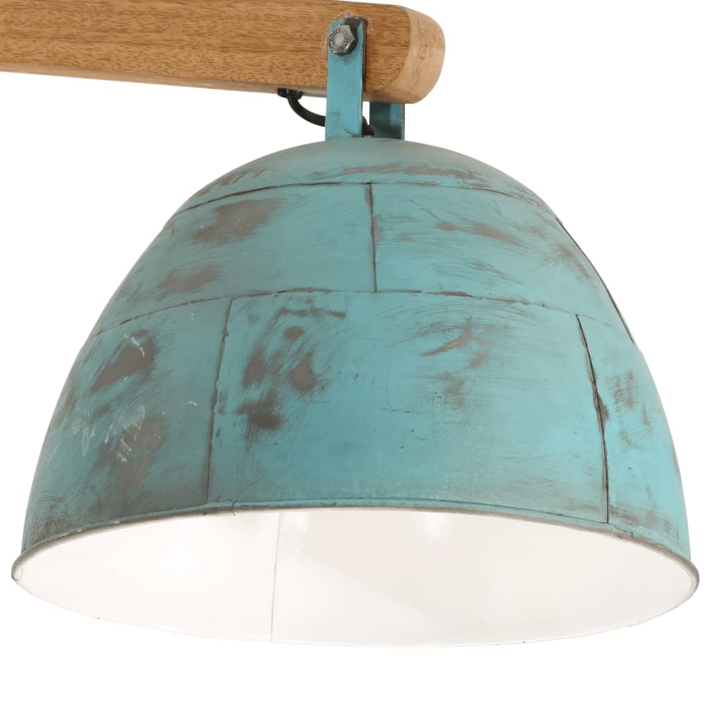 Ceiling lamp 25 W, worn blue, 105x30x65-108 cm, E27