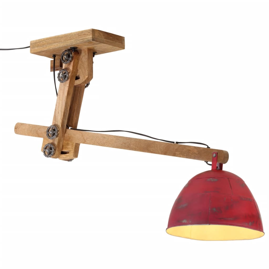 Ceiling lamp 25 W, worn red, 105x30x65-108 cm, E27