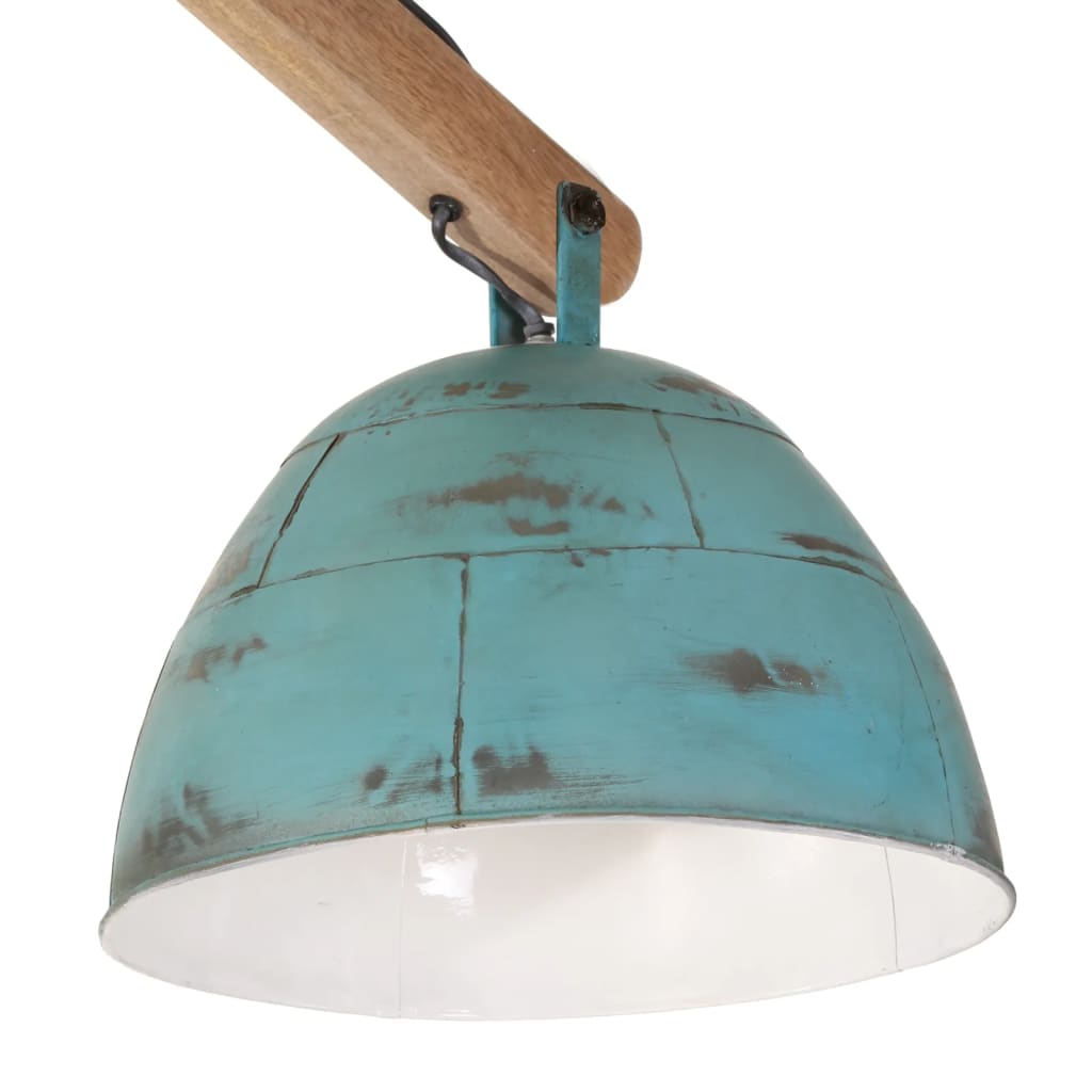 Ceiling lamp 25 W, worn blue, 29x18x85 cm, E27