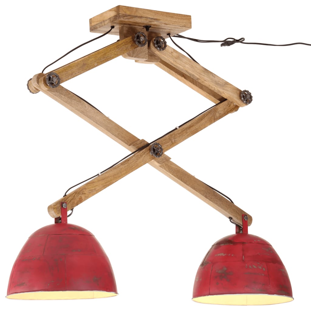 Ceiling lamp 25 W, worn red, 29x18x85 cm, E27