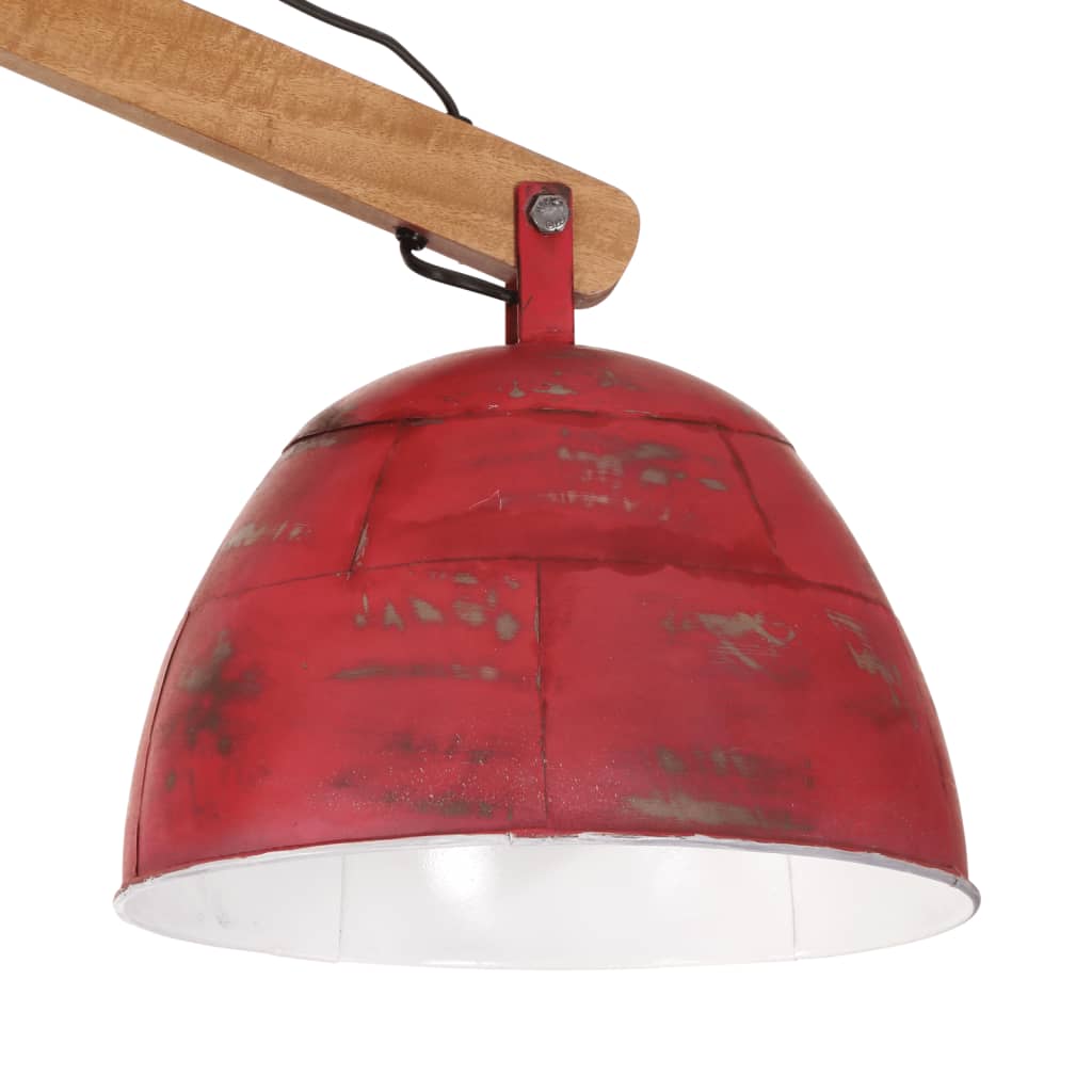 Ceiling lamp 25 W, worn red, 29x18x85 cm, E27