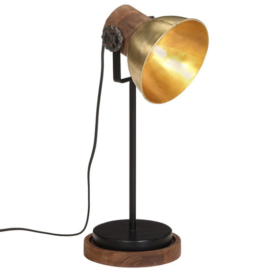 Desk lamp 25 W, antique brass, 17x17x50 cm, E27