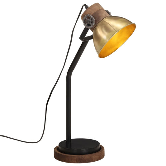 Desk lamp 25 W, antique brass, 18x18x60 cm, E27