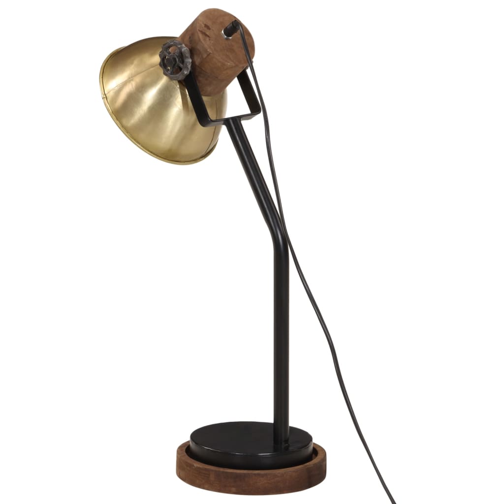 Desk lamp 25 W, antique brass, 18x18x60 cm, E27