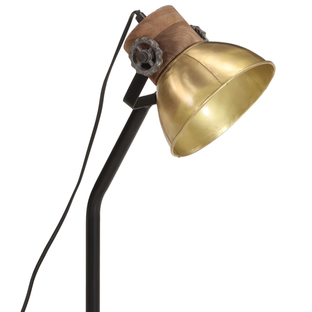 Desk lamp 25 W, antique brass, 18x18x60 cm, E27