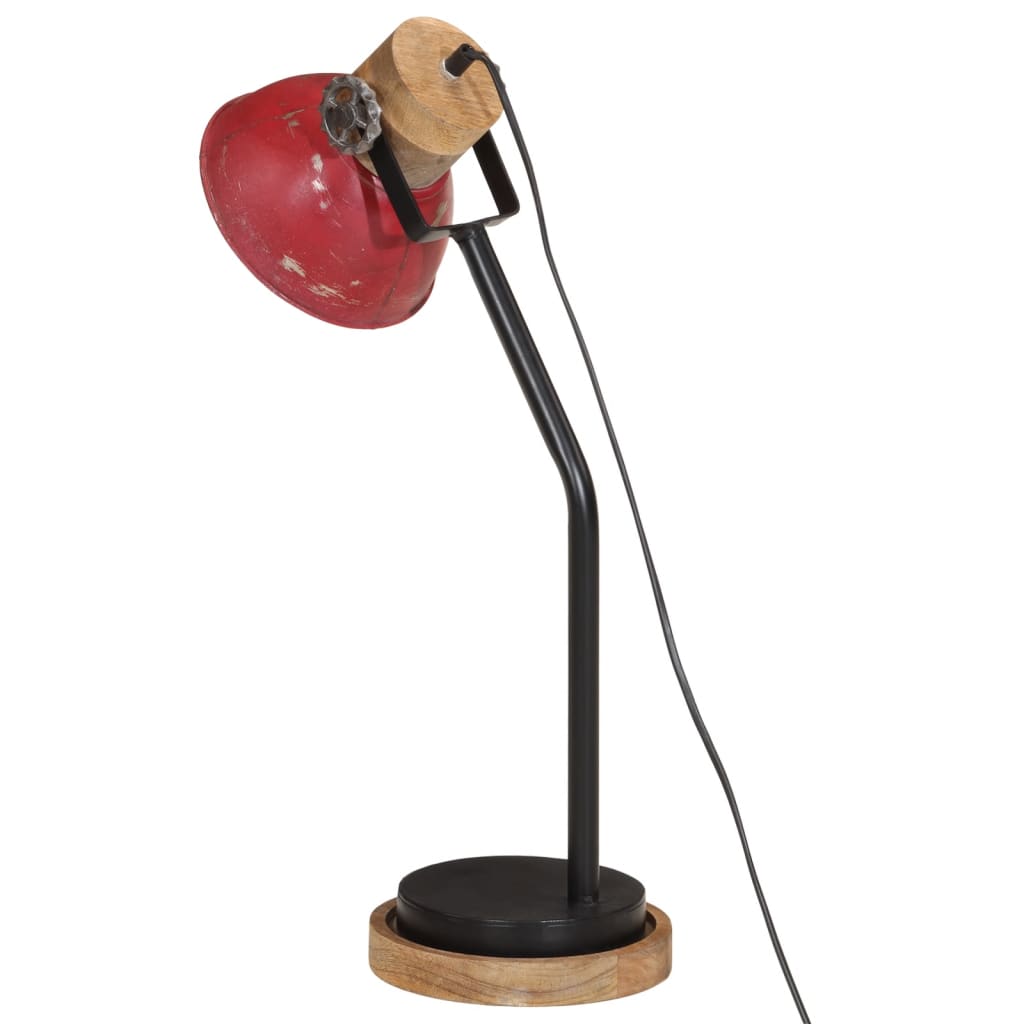 Desk lamp 25 W, worn red, 18x18x60 cm, E27