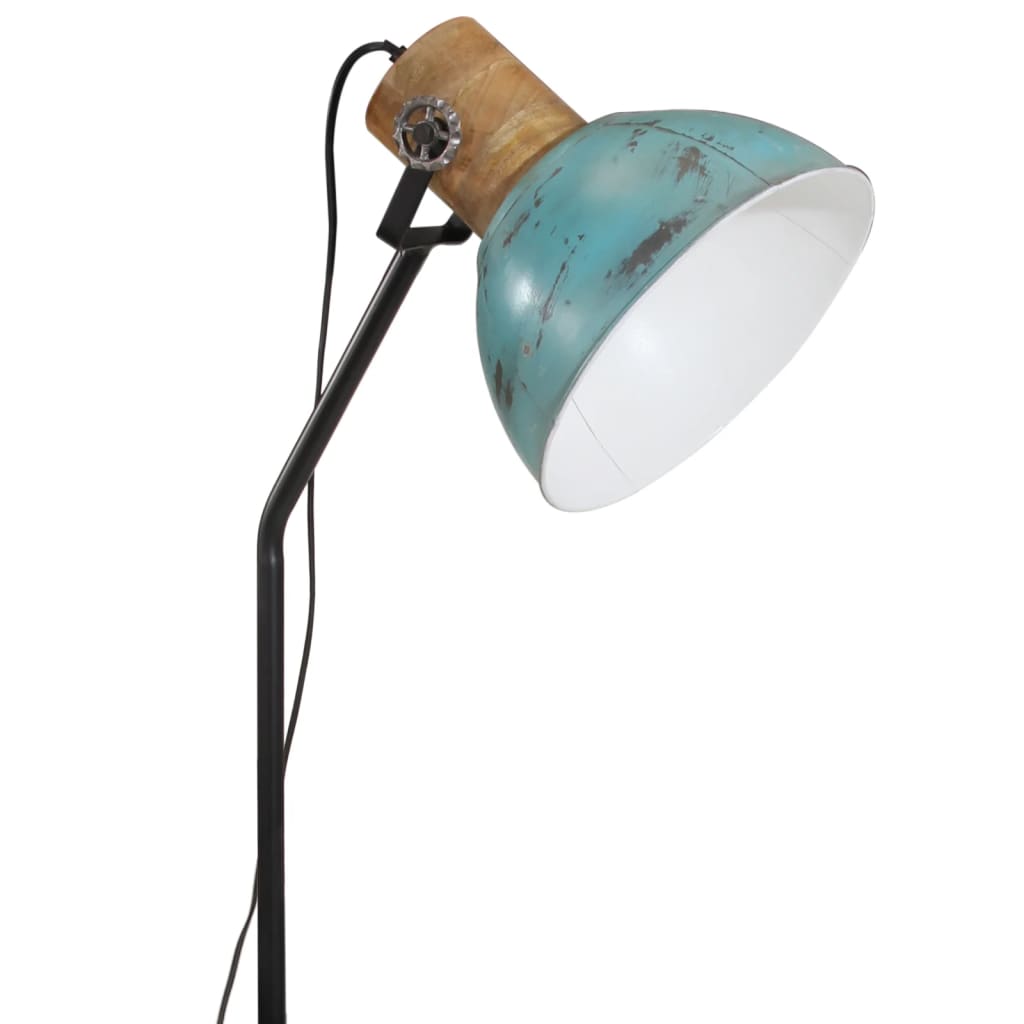 Floor lamp, 25 W, worn blue, 30x30x100-150 cm, E27