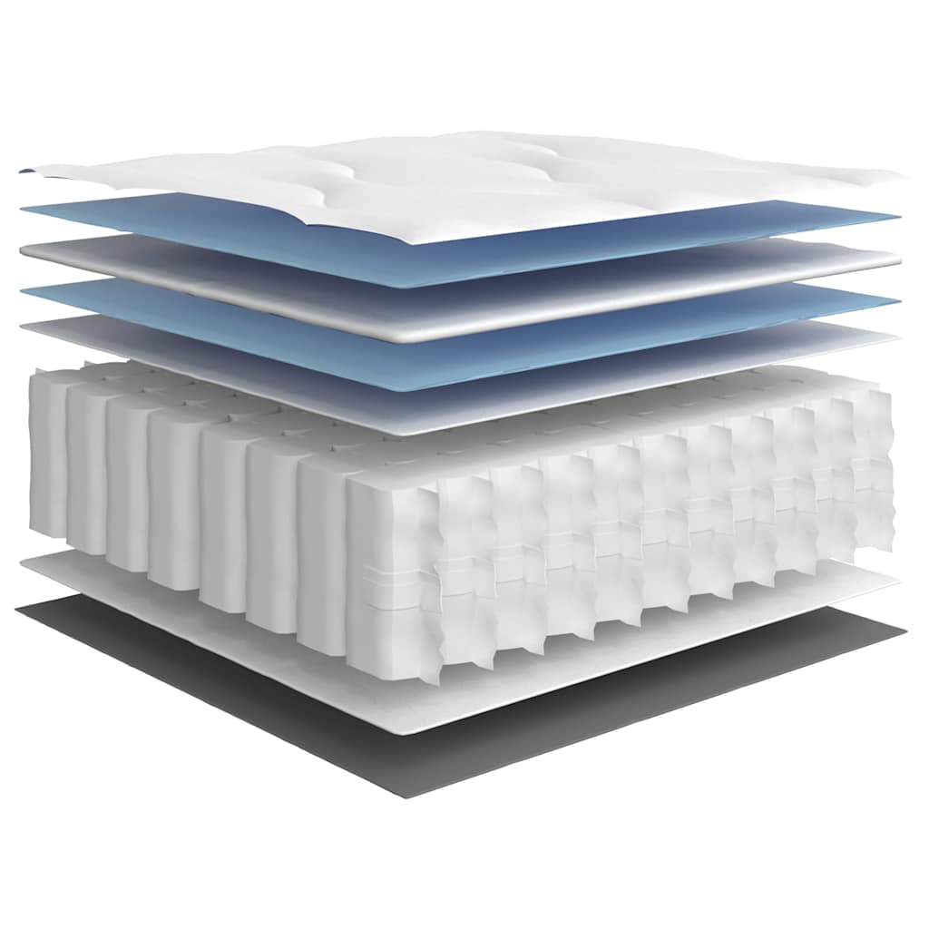 Pocket spring mattress, medium firmness, 80x200 cm