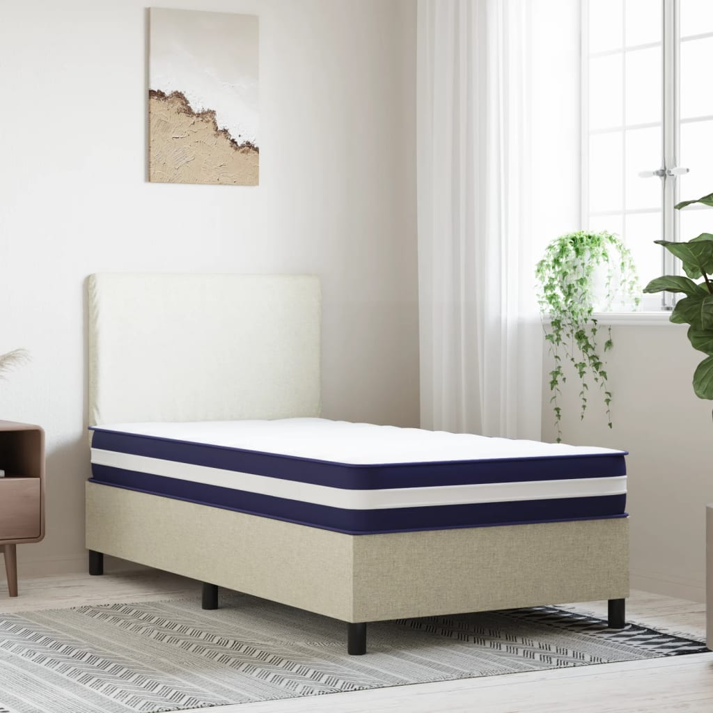 Pocket spring mattress, medium firmness, 90x200 cm