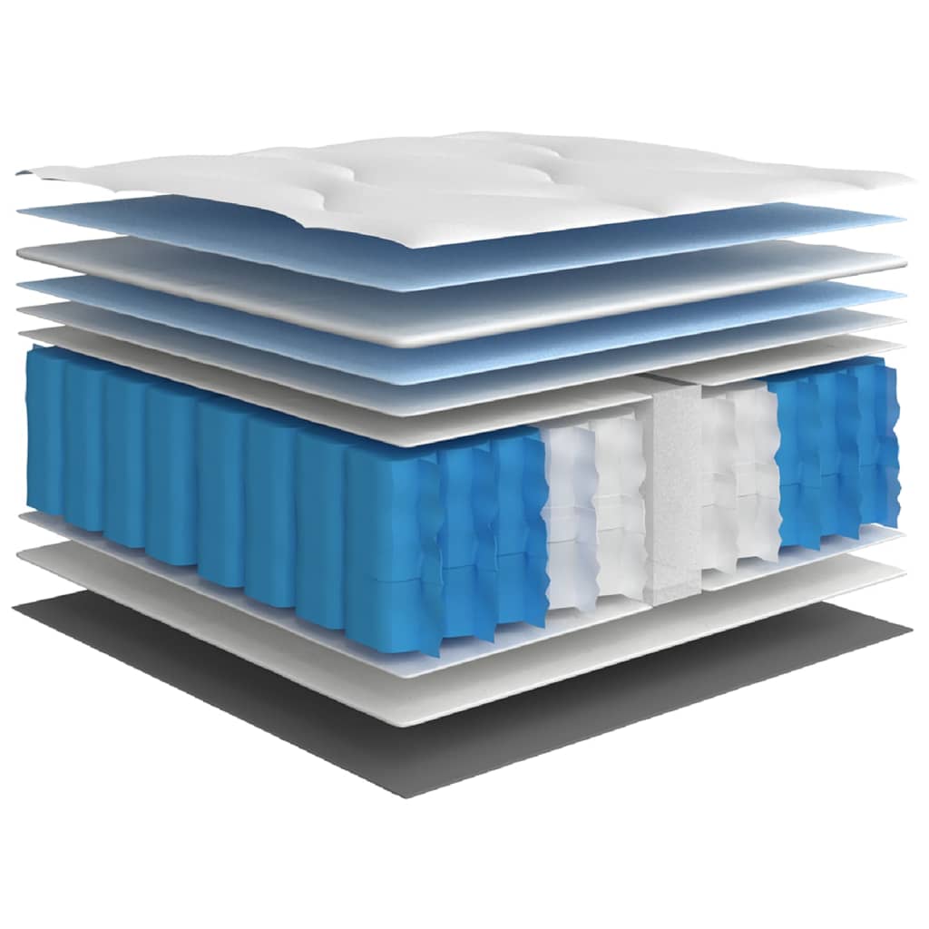 Pocket spring mattress, medium firmness, 90x200 cm