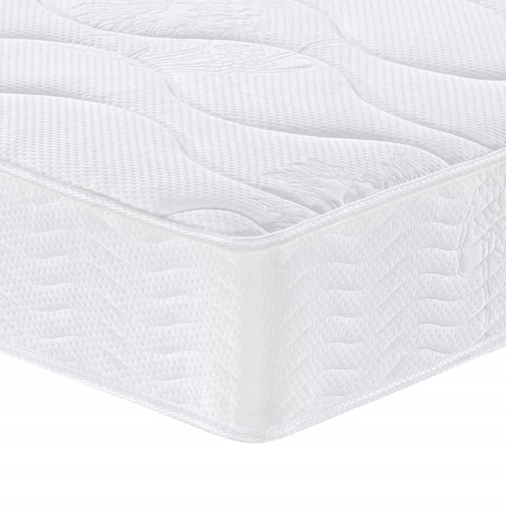 Single Size bonnell spring mattress, medium firmness 90x190 cm