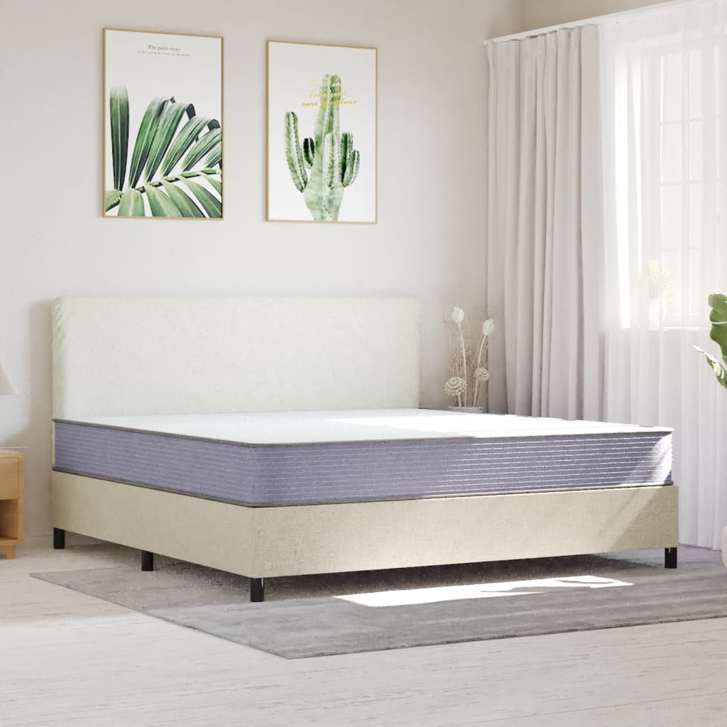 Foam mattress, medium soft firmness, 200x200 cm