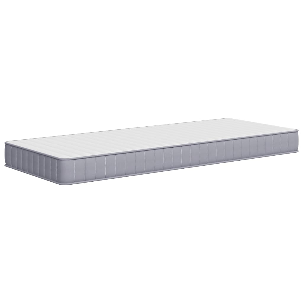 Foam mattress, medium soft firmness, 90x200 cm