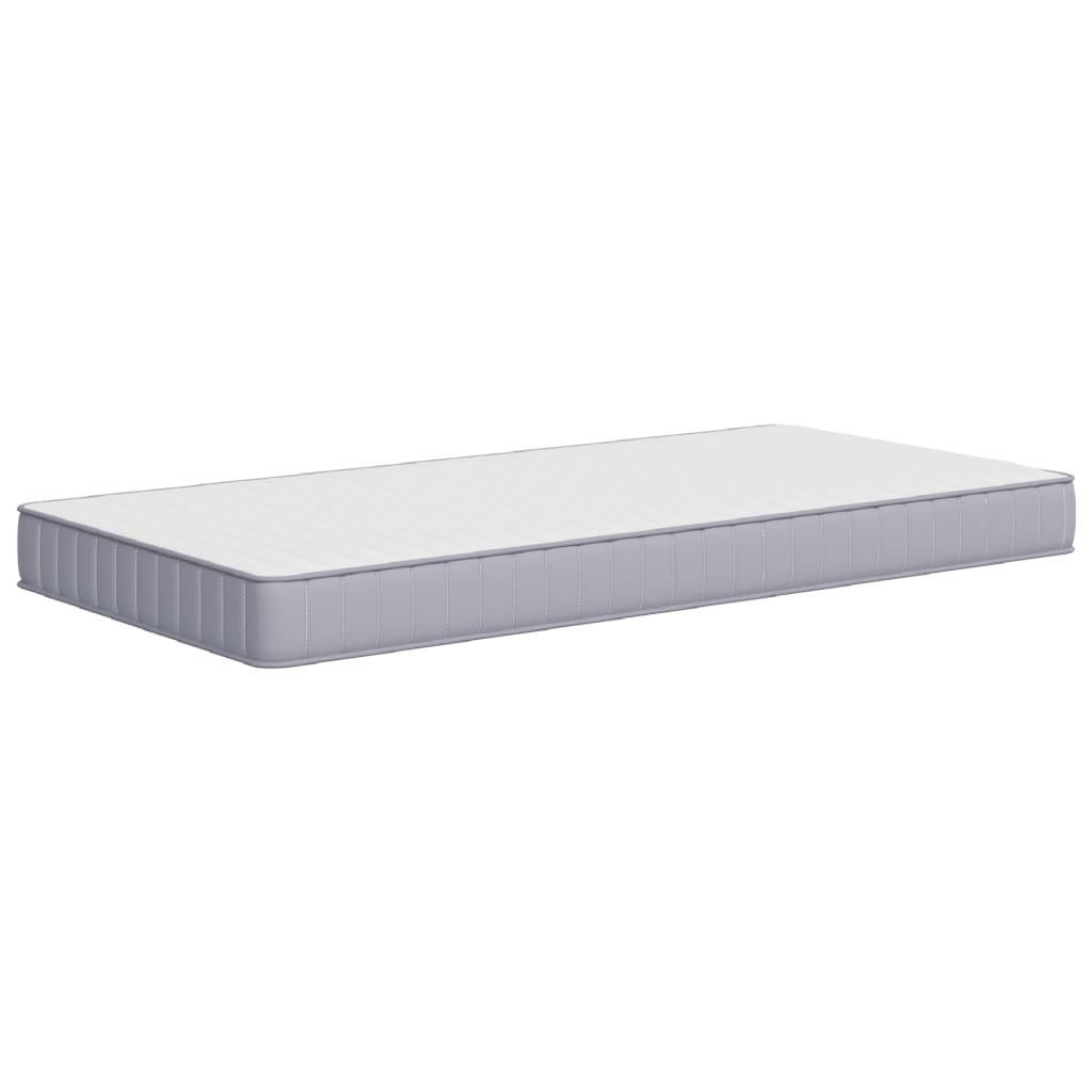 Foam mattress, medium soft firmness, 100x200 cm