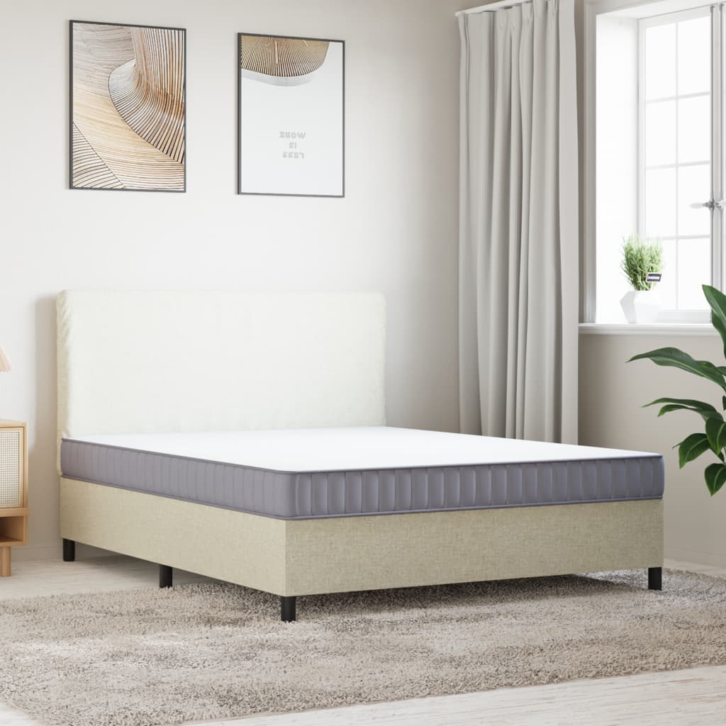 Foam mattress, medium soft firmness, 160x200 cm